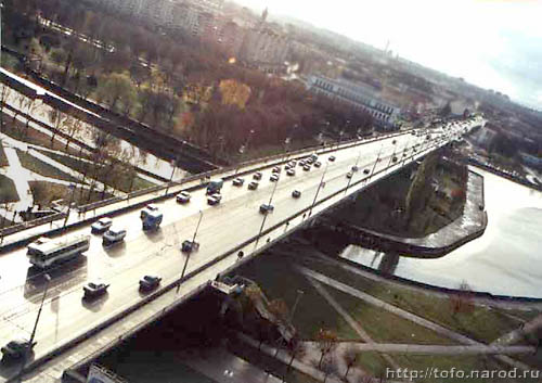 Калининград. Эстакадный мост.